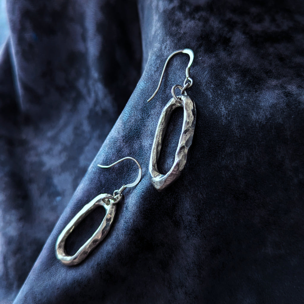 Boucles d'oreilles argent massif 925 "Pure Ag925_bo03"