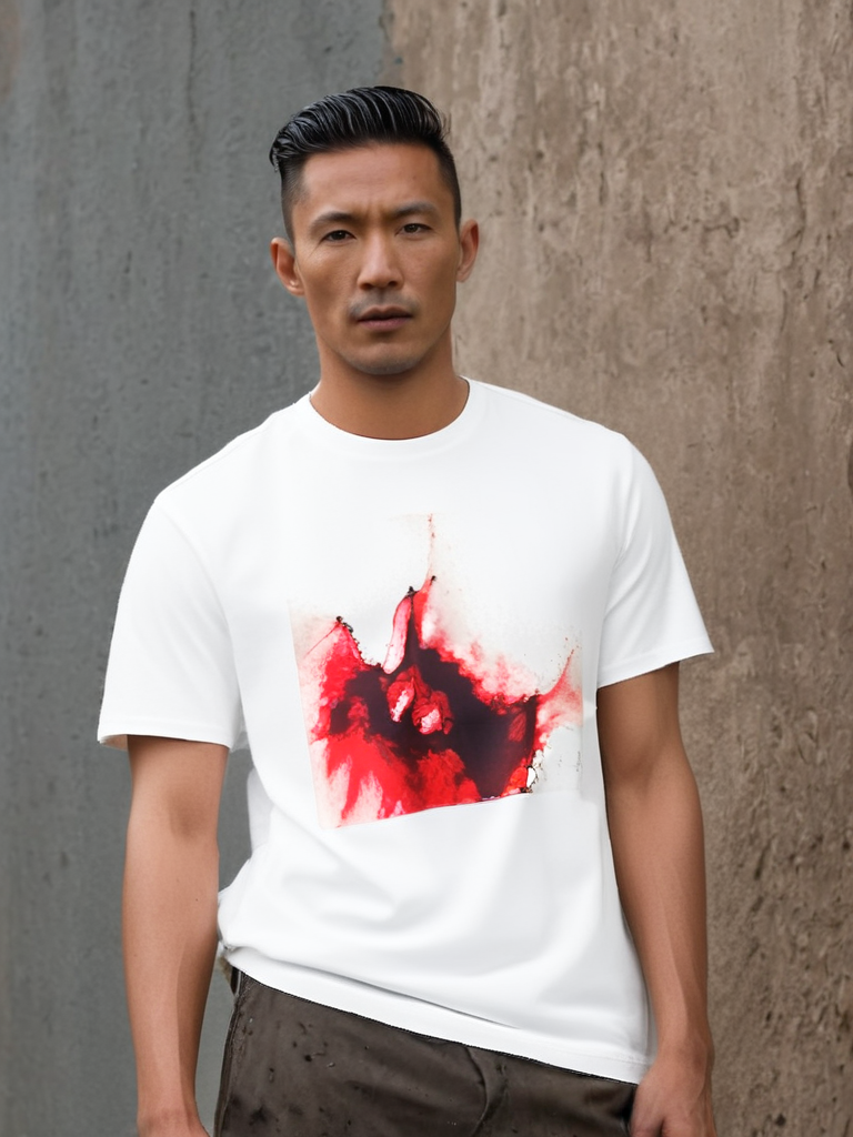 T-shirt homme en coton biologique "Gutai 02"