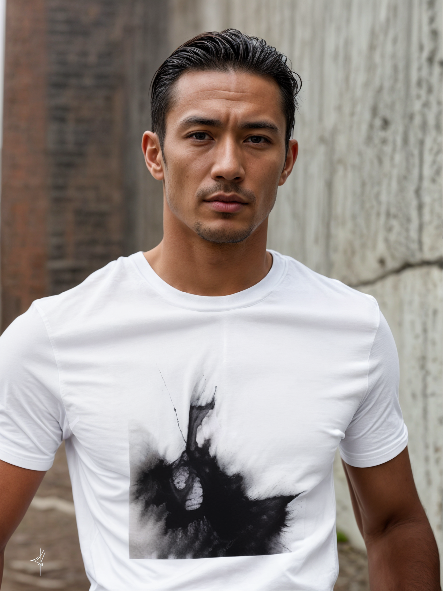 T-shirt homme en coton biologique "Gutai 01"