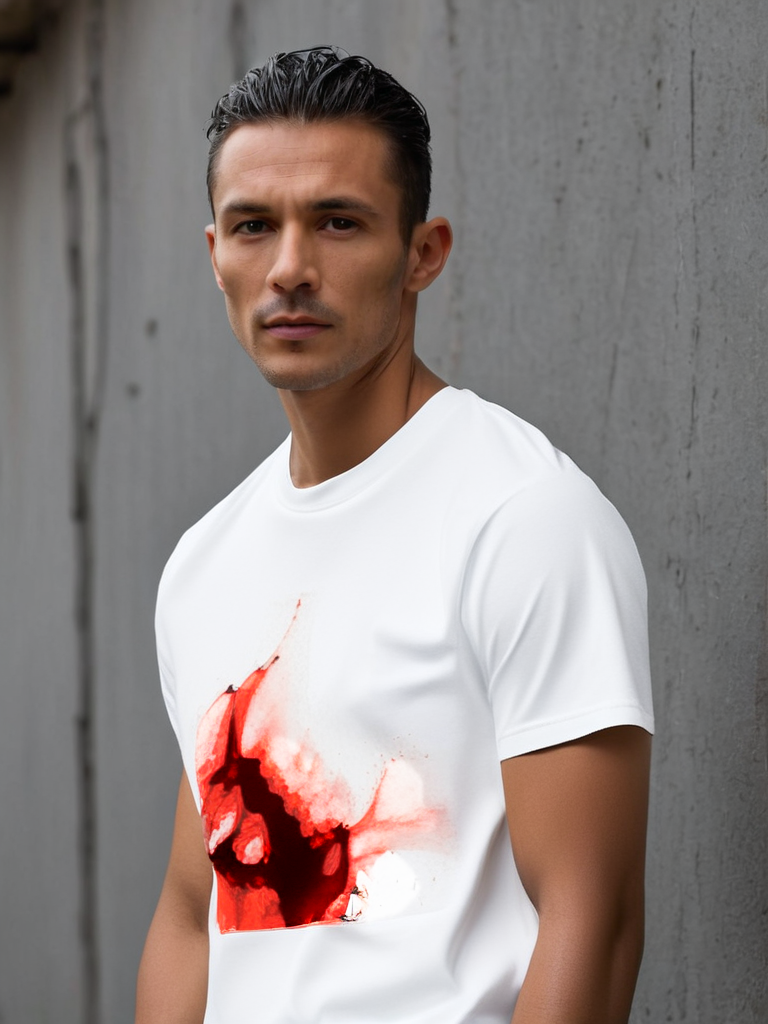 T-shirt homme en coton biologique "Gutai 02"