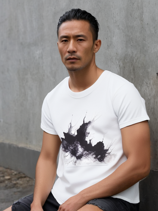 T-shirt homme en coton biologique "Gutai 04"