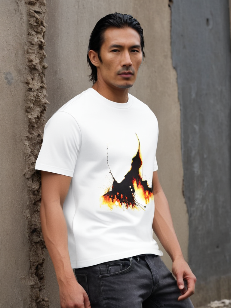 T-shirt homme en coton biologique "Gutai 05"