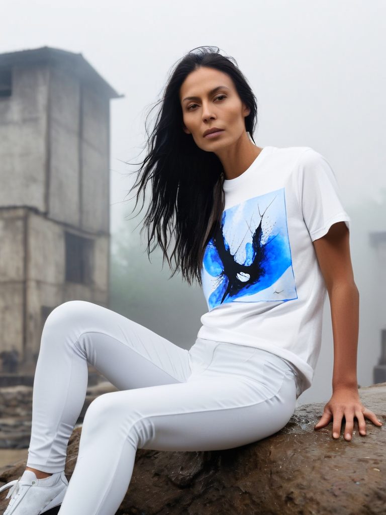 T-shirts homme/femme imprimés sérigraphiés à Ajaccio avec mes visuels exclusifs « naufrage ». 100 % coton bio, 30 exemplaires max par design.