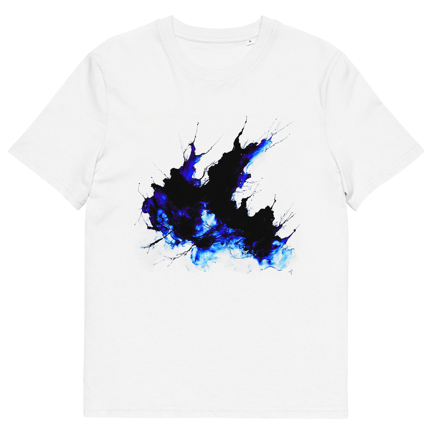 T-shirt femme en coton biologique "Gutai 04 BLUE"