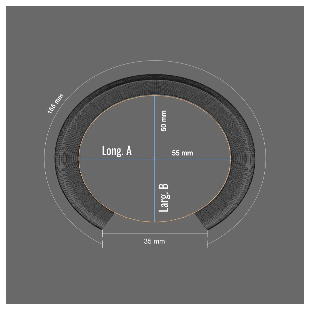 Bracelet cuivre patine noire.